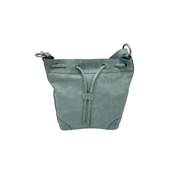 Frye Handbags - Frye Leather Melissa Drawstring Hobo Bag Sky